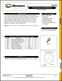 Click here to download SD1070 Datasheet