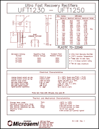 Click here to download UFT1230 Datasheet