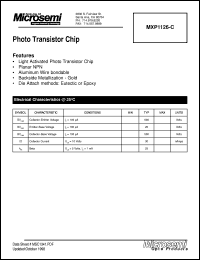 Click here to download MXP1126-C Datasheet