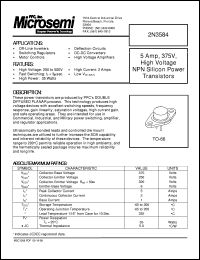 Click here to download 2N3584 Datasheet