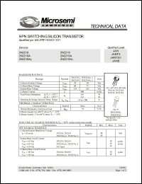 Click here to download 2N2218AL Datasheet