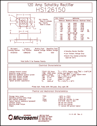 Click here to download HS126150 Datasheet