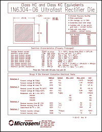 Click here to download 1N6306KCE Datasheet