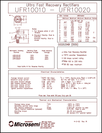 Click here to download UFR10015 Datasheet