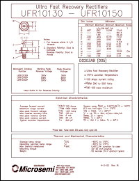 Click here to download UFR10130 Datasheet