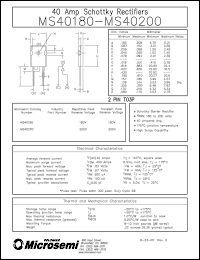 Click here to download MS40180 Datasheet