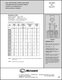 Click here to download CDLL4706 Datasheet