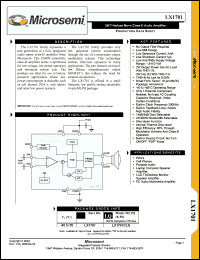 Click here to download LX1701 Datasheet