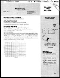 Click here to download MLL5274D Datasheet