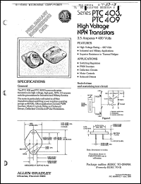 Click here to download PTC403 Datasheet