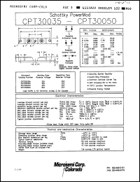 Click here to download CPT30050D Datasheet