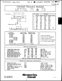 Click here to download UFT7260A Datasheet