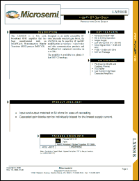 Click here to download LX5501B Datasheet