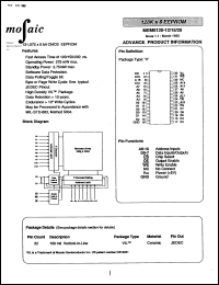 Click here to download MEM8128VM15 Datasheet