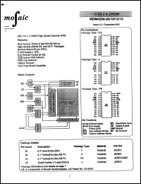 Click here to download MDM4256VXI8 Datasheet