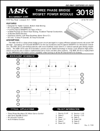 Click here to download MSK3018 Datasheet