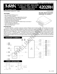 Click here to download MSK4202KRHD Datasheet