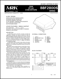 Click here to download BBF2805S Datasheet