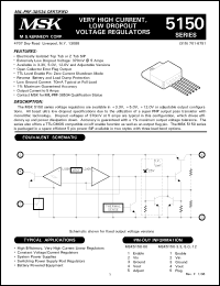 Click here to download MSK5150-12HZU Datasheet