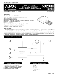 Click here to download MSK5920-2.5HRHD Datasheet