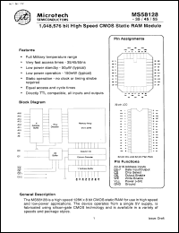 Click here to download MS58128WBSS2-45 Datasheet