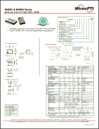 Click here to download M400410S2PJ Datasheet