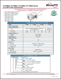 Click here to download K1100BACSM-R Datasheet