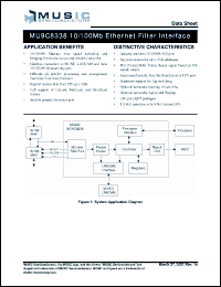 Click here to download MU9C8338-TFI Datasheet