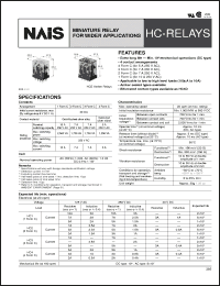 Click here to download HC3HTM-AC110/120V Datasheet