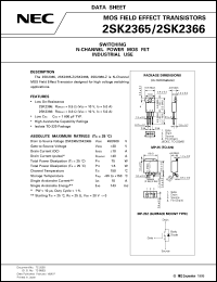 Click here to download 2SK2365-Z Datasheet