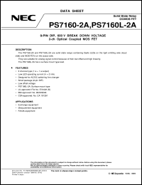 Click here to download PS7160-1A Datasheet