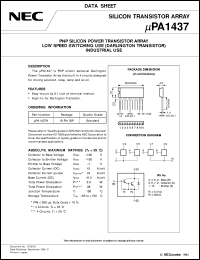 Click here to download UPA1437H Datasheet