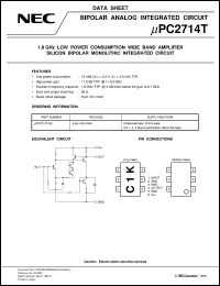 Click here to download UPC2714T Datasheet