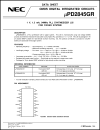 Click here to download UPD2845GR Datasheet