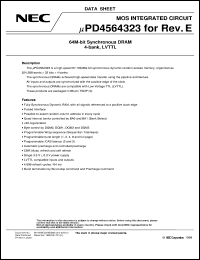 Click here to download UPD4564323G5-A10B-9JH Datasheet