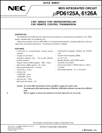 Click here to download UPD6126AG-XXX Datasheet