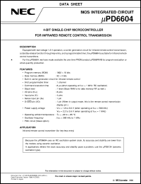 Click here to download UPD6604GS-XXX-GJG Datasheet