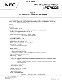 Click here to download UPD70325L-10 Datasheet