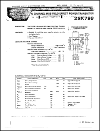 Click here to download 2SK799 Datasheet