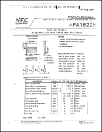 Click here to download uPA1522H Datasheet