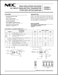 Click here to download PS2806-1 Datasheet