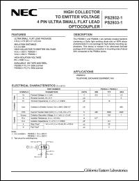 Click here to download PS2932-1-F3 Datasheet