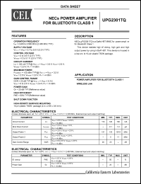 Click here to download uPG2301TQ-E1 Datasheet