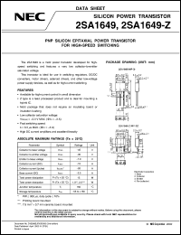 Click here to download 2SA1649 Datasheet