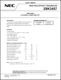 Click here to download 2SK3457 Datasheet