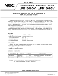 Click here to download UPB1506 Datasheet