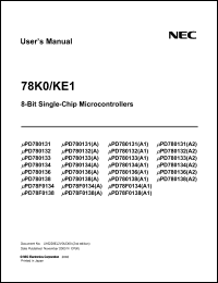 Click here to download UPD780138 Datasheet