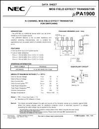 Click here to download UPA1900TE Datasheet