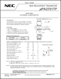 Click here to download UPA2701TP Datasheet