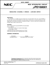 Click here to download UPD168001MC-6A4-A Datasheet